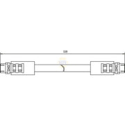 NAPA Brake Hydraulic Hose Line Front NBH1039