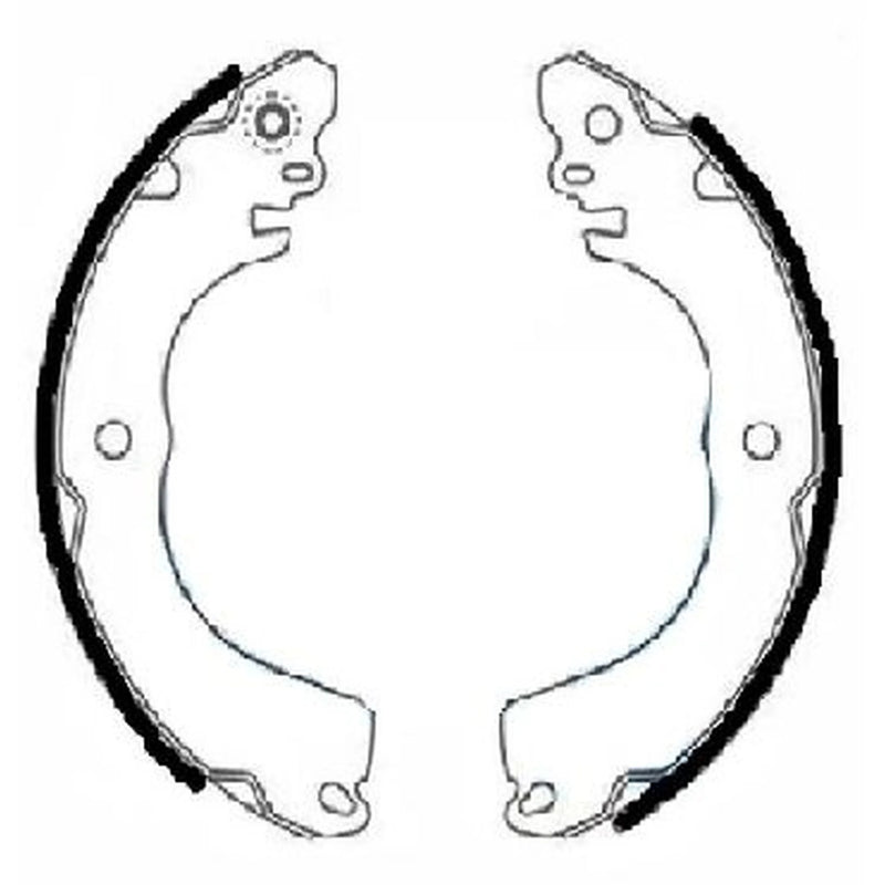 Mintex Brake Shoe Set Axle Kit fits Citroën C-Zero 2010-2011