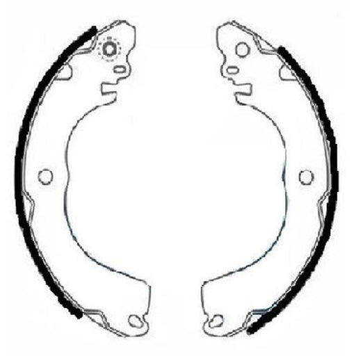 Mintex Brake Shoe Set Axle Kit fits Citroën C-Zero 2010-2011
