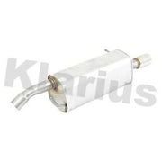 Klarius Box With Tail Pipe Rear fits Ford Fiesta V 2005-2008