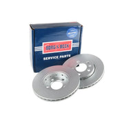 Borg & Beck Front & Rear Brake Discs & Pads fits VW Polo III Classic 1997-1999
