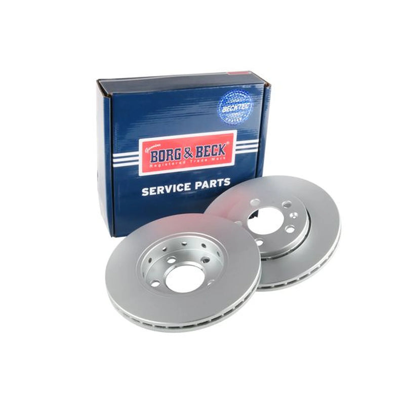 Borg & Beck Front & Rear Brake Discs & Pads fits VW Polo III Classic 1997-1999