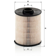 MANN-FILTER Full Service Kit with Air, Oil, Fuel & Cabin fits Mercedes-Benz Clk