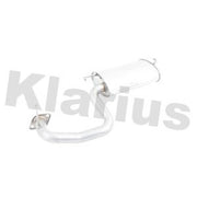 Klarius Box With Tail Pipe Rear fits Toyota Avensis 2005-2018 2.0 2.2