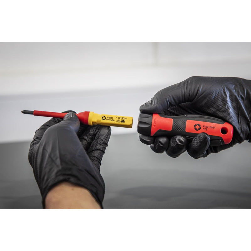 Sealey Premier Premier Interchangeable Screwdriver Set 8pc - VDE Approved Sealey Premier - Dynamic Drive
