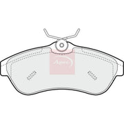 Apec Front Brake Pad Set fits Citroën C2 2003-2010 1.4 1.6