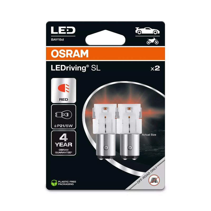 Osram 17W 12V BAY15D Light Bulb 7528DRP-2BL