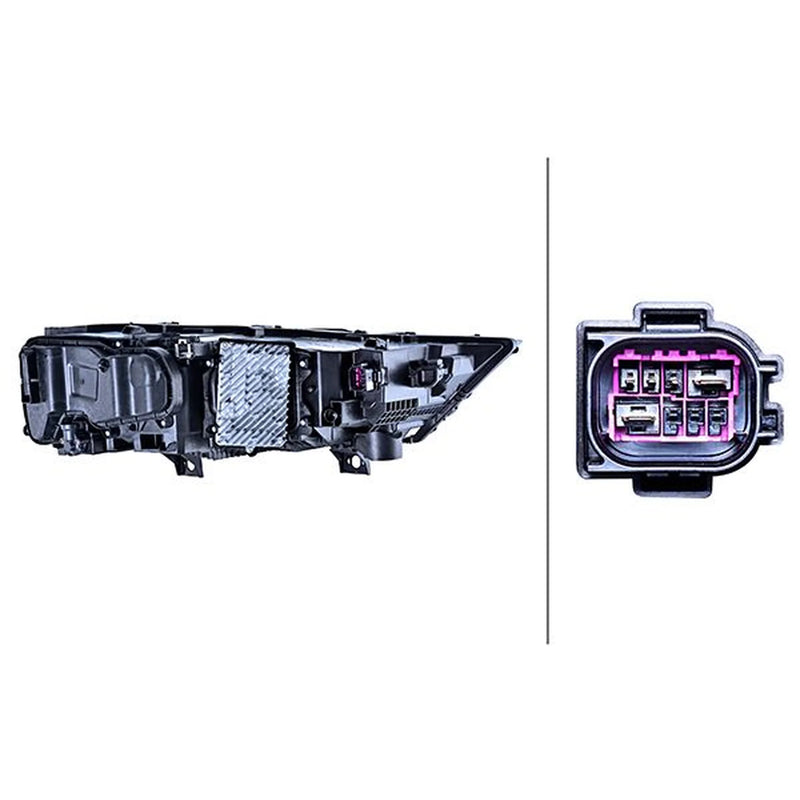 Hella Headlight Headlamp LED Left fits Audi Q7 2018-2021