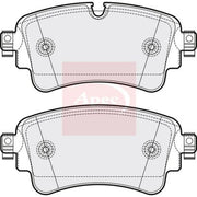 Apec Rear Brake Pad Set PAD2095