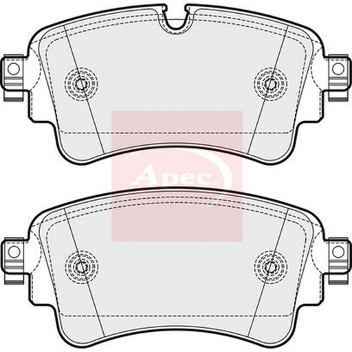 Apec Rear Brake Pad Set fits Audi A4 Allroad B9 2016-2020 2.0 3.0
