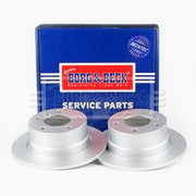 Borg & Beck Front & Rear Brake Discs & Pads fits BMW Z3 Roadster 1995-2003
