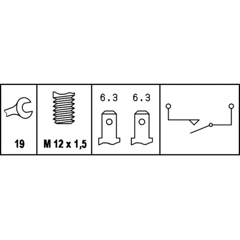 Hella Reverse Light Switch Connectors fits Austin Maestro Fastback 1983-1990