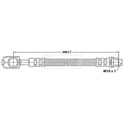 Borg & Beck Brake Hydraulic Hose Line Rear Right BBH6892