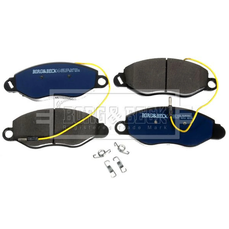 Borg & Beck Front Brake Vented Discs & Pads fits Nissan Cabstar E 1998-2006