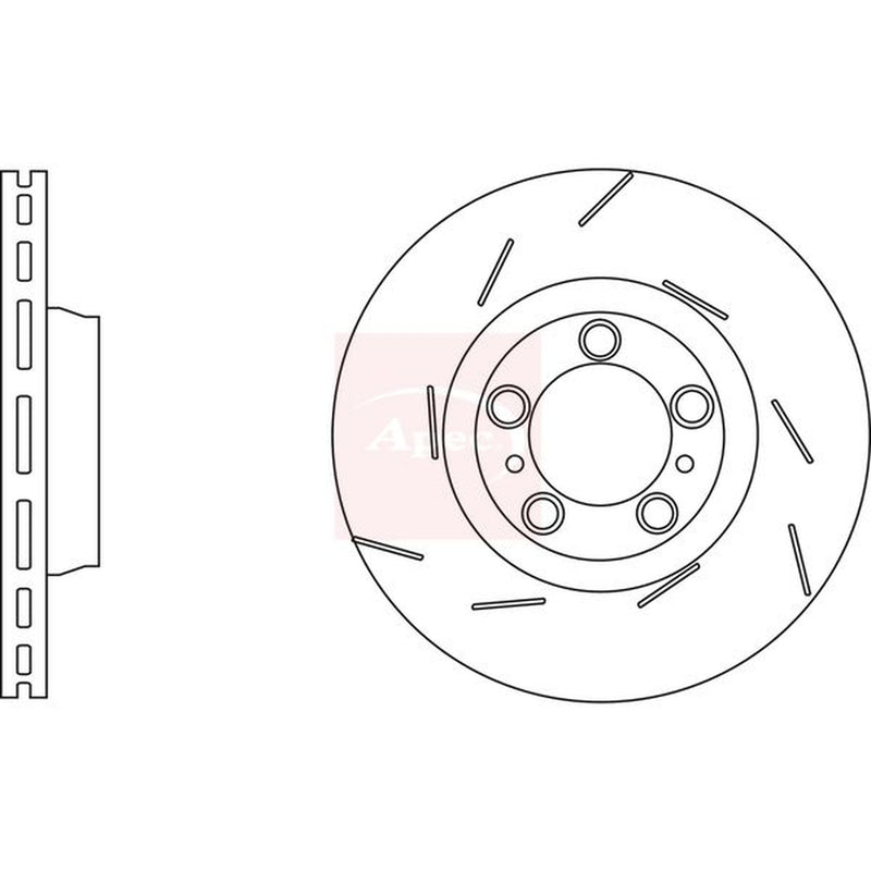 Apec Front / & Rear / Brake D... fits Porsche Panamera 2009-2016 3.0 3.6 4.8