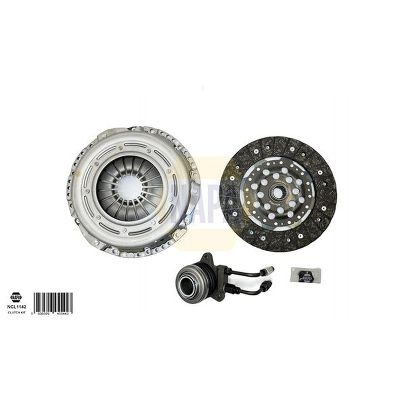 NAPA Clutch Kit Set 3pc fits Hyundai I30 2007-2012 2.0
