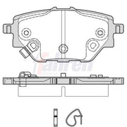 Fahren Rear Brake Pad Set FBP3983