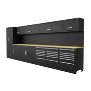 Sealey Premier Premier Storage System with Oak Worktop 5.6m APMSOAK Sealey Premier - Dynamic Drive