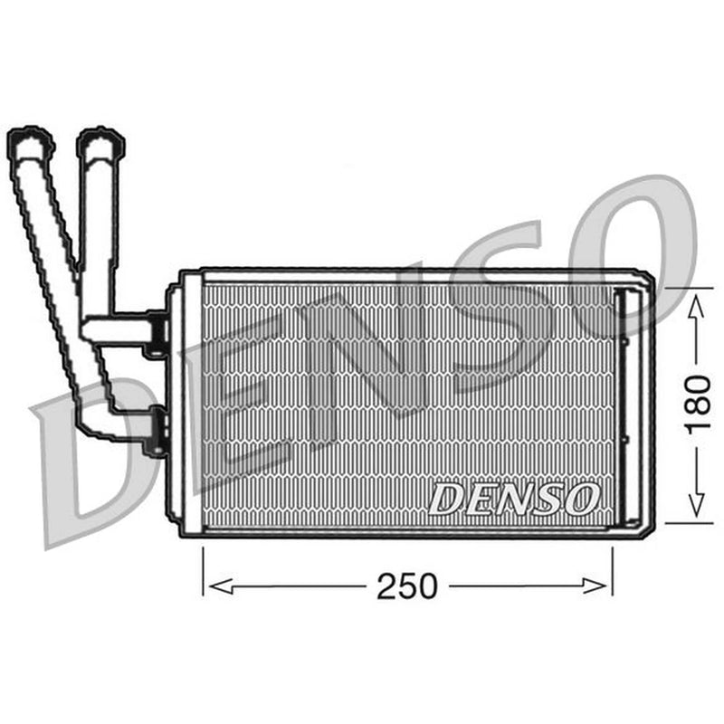 Denso Heater Matrix Core Heat Exchanger fits Fiat Ulysse 1994-2011