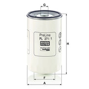MANN-FILTER Fuel Filter Element