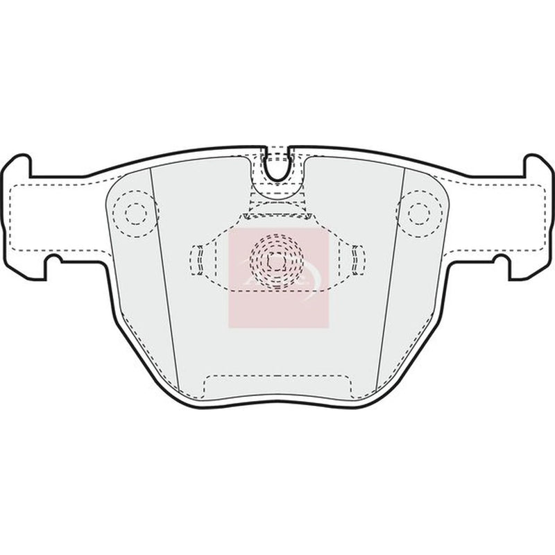 Apec Front Brake Pad Set PAD1325