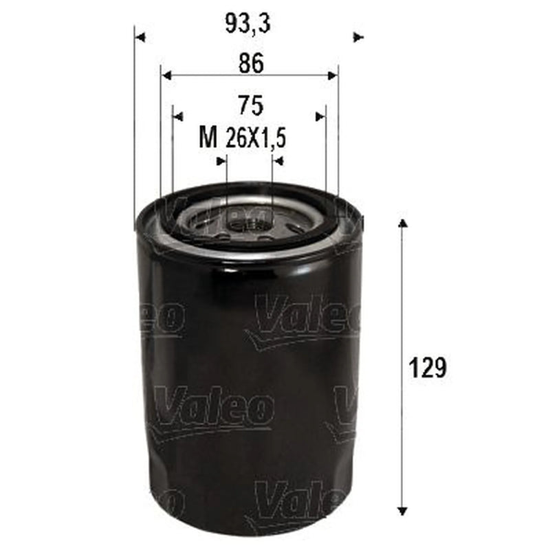 Valeo Engine Oil Filter 586076