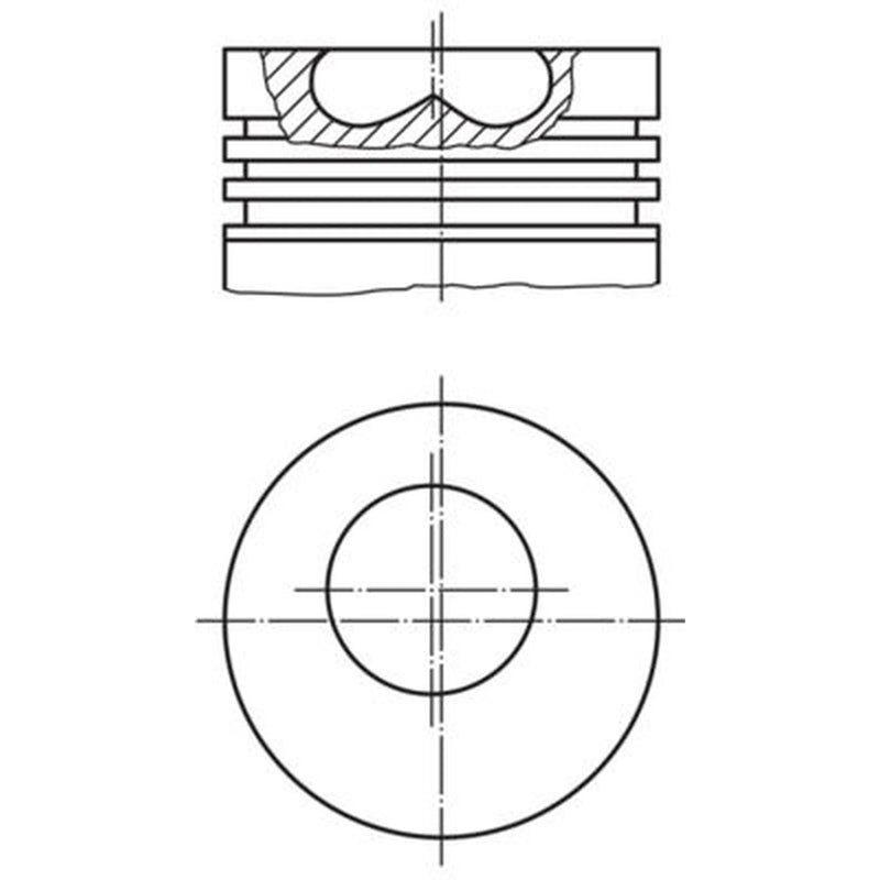 Mahle Piston Cylinder Bore = 100mm