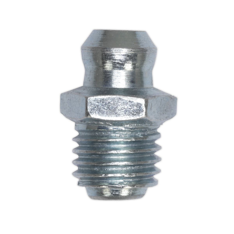 Sealey Grease Nipple Straight 8 x 1.25mm Pack of 25 GNM21 Sealey - Dynamic Drive