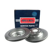 Borg & Beck Front & Rear Brake Discs & Pads fits Mercedes-Benz E-Class T-Model