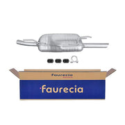 Hella End Silencer Rear fits Opel Astra G 1998-2004 1.6 1.8