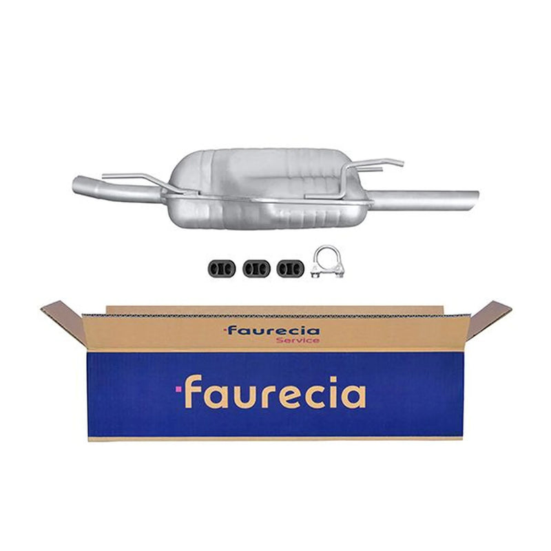 Hella End Silencer Rear fits Opel Astra G 1998-2004 1.6 1.8