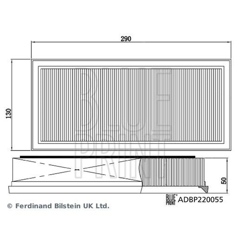 Blue Print Air Filter Kit fits Mercedes-Benz C-Class 2014-2023