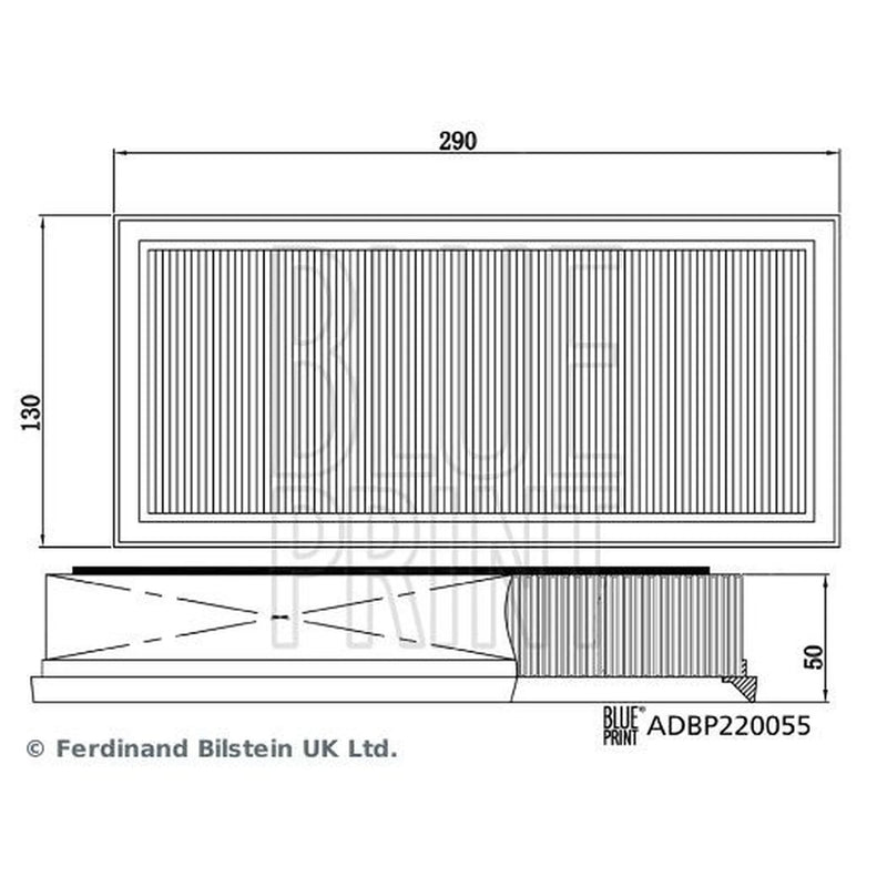 Blue Print Air Filter Kit ADBP220055