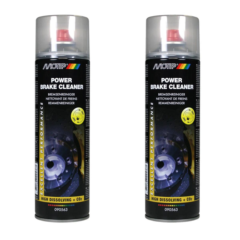 3  x 500 ML MOTIP POWER BRAKE CLEANER AEROSOL SPRAY German Large Can Motip  - Dynamic Drive