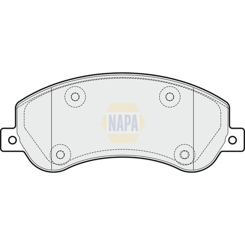 NAPA Front Brake Pad Set fits VW Amarok 2010-2022 2.0