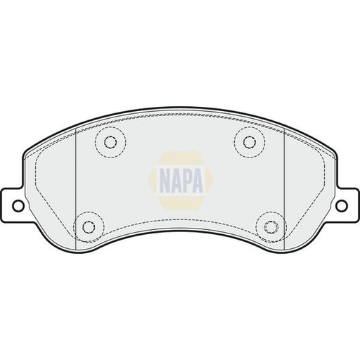 NAPA Front Brake Pad Set NBP1768
