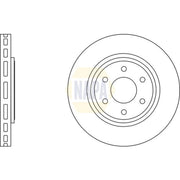 NAPA 2 x Vented Front Brake Discs NBD5409-x2