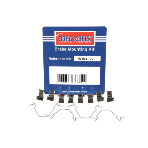 Borg & Beck Brake Pad Accessory Fitting Kit Rear BBK1322