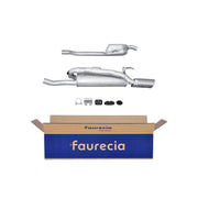 Hella End Silencer Rear fits Fiat Coupe 1996-1998 2.0