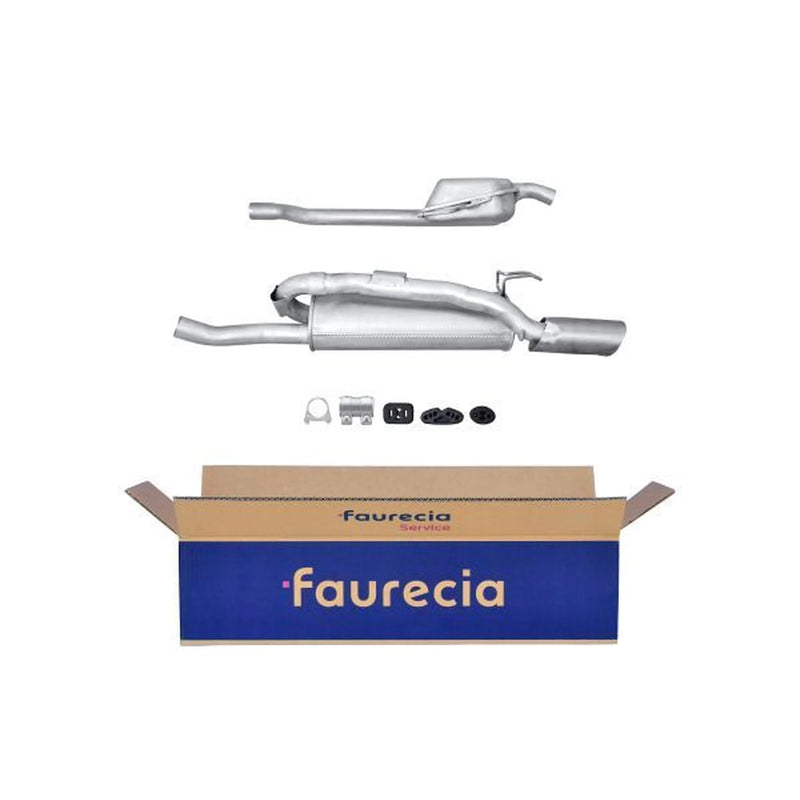 Hella End Silencer Rear fits Fiat Coupe 1996-1998 2.0