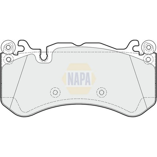 NAPA Front Brake Pad Set NBP1755
