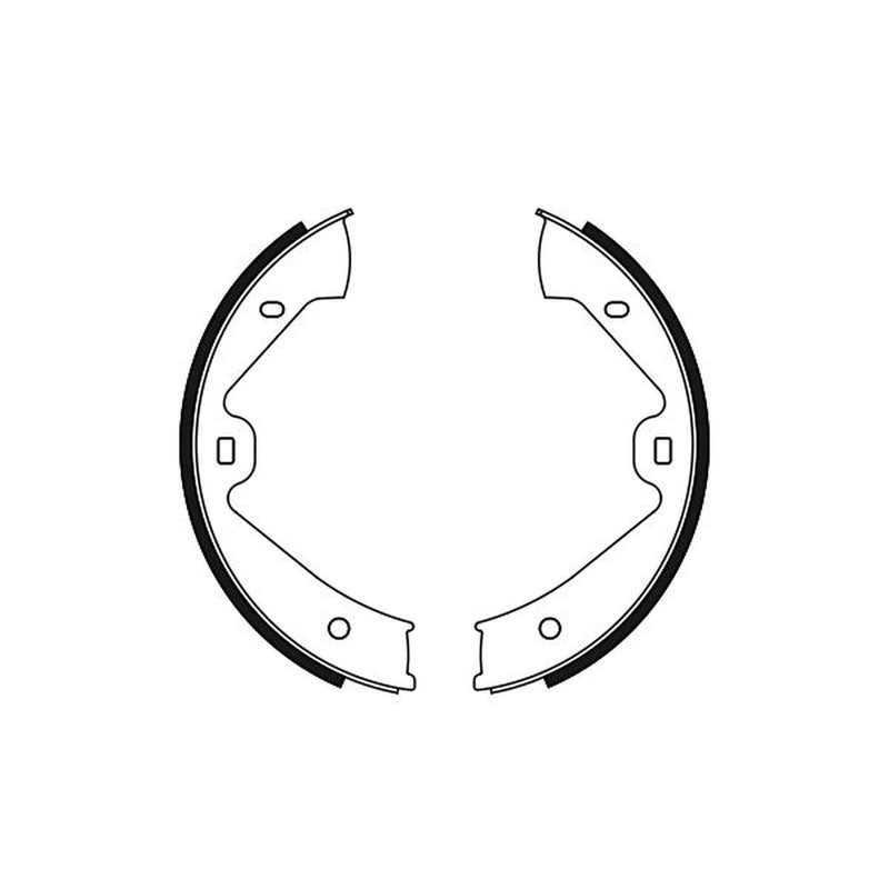 Bosch Parking Brake Shoe Set fits Porsche Cayenne 2010-2018 3.0 3.6 4.2 4.8