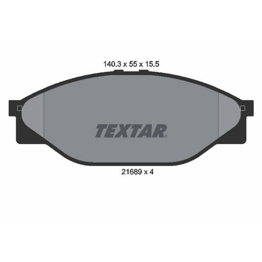 Textar Front Brake Pad Set 2168901