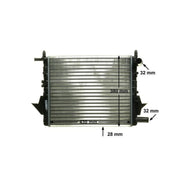 Mahle Engine Radiator fits Renault Twingo I 1996-2007 1.2