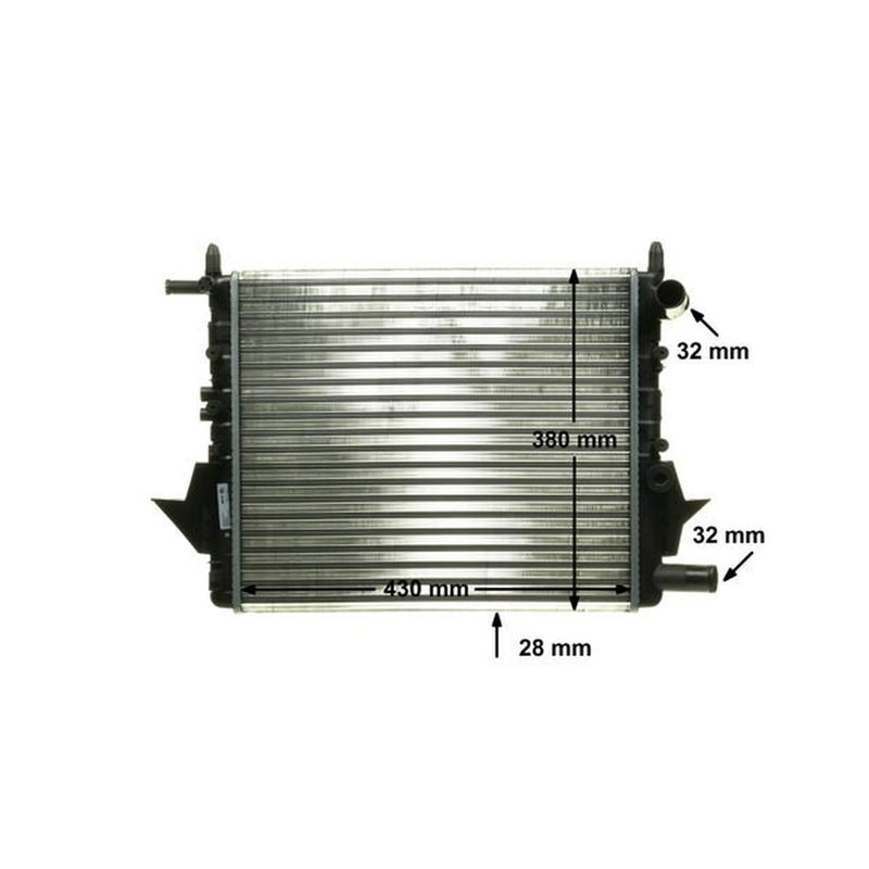 Mahle Engine Radiator fits Renault Twingo I 1996-2007 1.2