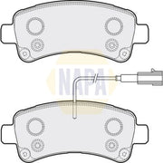 NAPA Rear Brake Pad Set fits Citroën Relay III 2015-2019 2.0