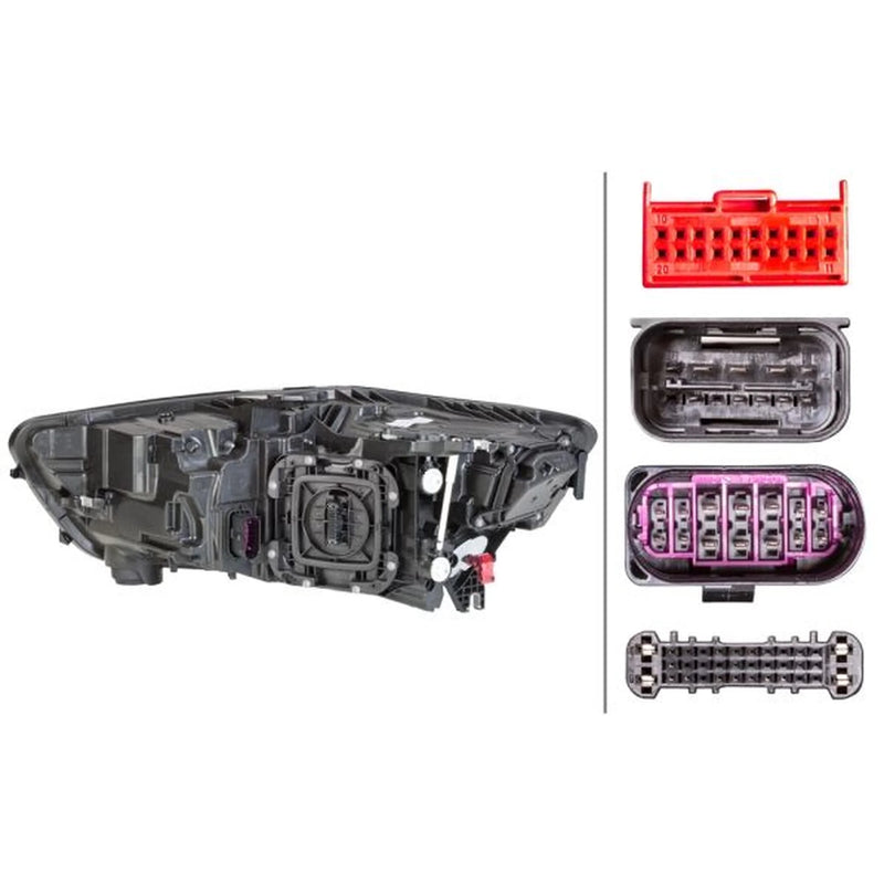 Hella Headlight Headlamp LED Right fits Audi A6 Allroad C7 2012-2018 3.0