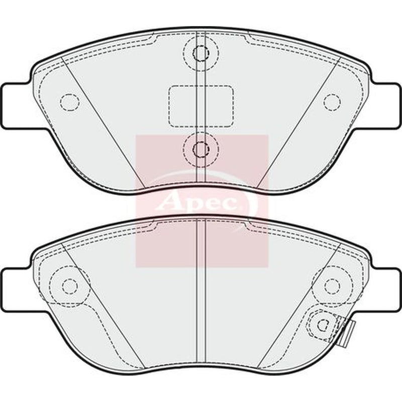 Apec Front Brake Pad Set PAD2000