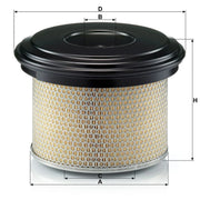 MANN-FILTER Engine Air Filter fits Mercedes-Benz Unimog 1977-2008