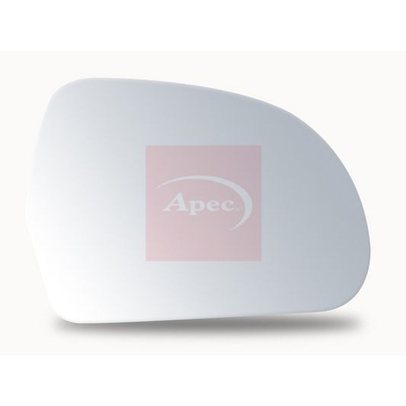 Apec Exterior Wing Mirror Glass Right fits Audi A3 2003-2013 1.4 1.6 1.8 1.9 2.0